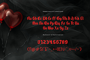 Gothic Valentine - Modern Valentine, a Handwritten Font by overlaytemplates (Thumbnail 4 of 5)