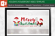 Holidays PowerPoint Video Template, a Presentation Template by Kathy Green Design (Thumbnail 2 of 6)
