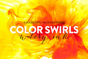 80 Color Swirls - Watery Ink, a Texture Graphic by Graphic Goods Co (Thumbnail 1 of 4)