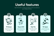Dentist Doodle Icon, an Outline Icon by Vectors Market (Thumbnail 2 of 6)