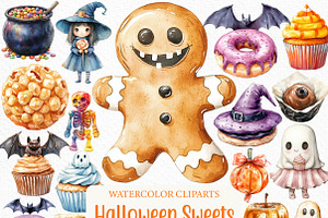 Cute Halloween Sweets PNG, an Illustration by Craft Nest