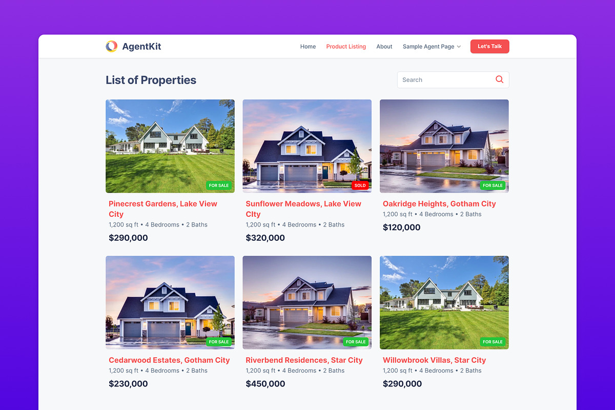 AgentKit — Agent Framer Template, a Landing Page Template by zadstudio (Photo 3 of 6)