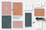 Minimal Invite Wedding Set, an Invitation Template by Azka Creative (Thumbnail 1 of 7)