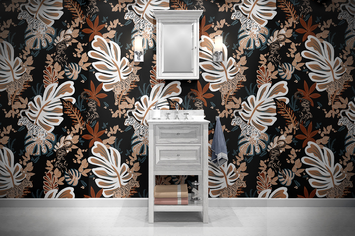 Wildlife & Jungle Seamless Pattern, a Pattern Graphic by StudioGlouna (Photo 3 of 9)