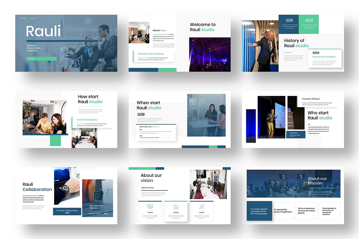 Rauli – Business Keynote Template, a Presentation Template by Dens Creative Studio (Photo 2 of 6)