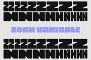 403 Zorn Variable Display Font, a Sans Serif Font by 403 Type Foundry (Thumbnail 3 of 16)