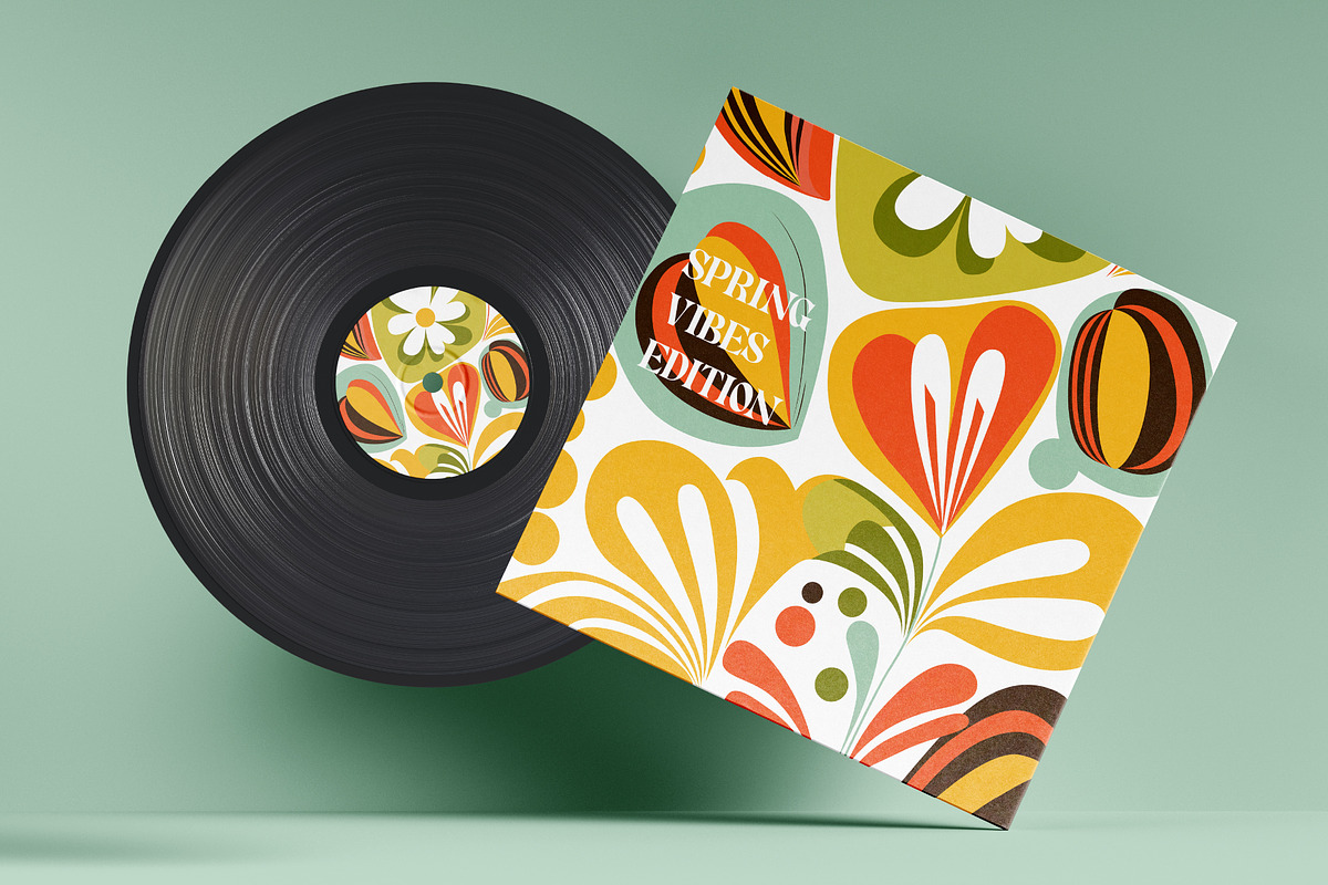 Spring Vibes Vector Graphics, a Pattern Graphic by KristinaK3 (Photo 2 of 8)