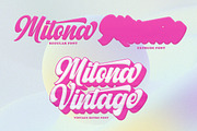 Mitona Vintage (New Update), a Script Font by Letter Fresh (Thumbnail 6 of 9)