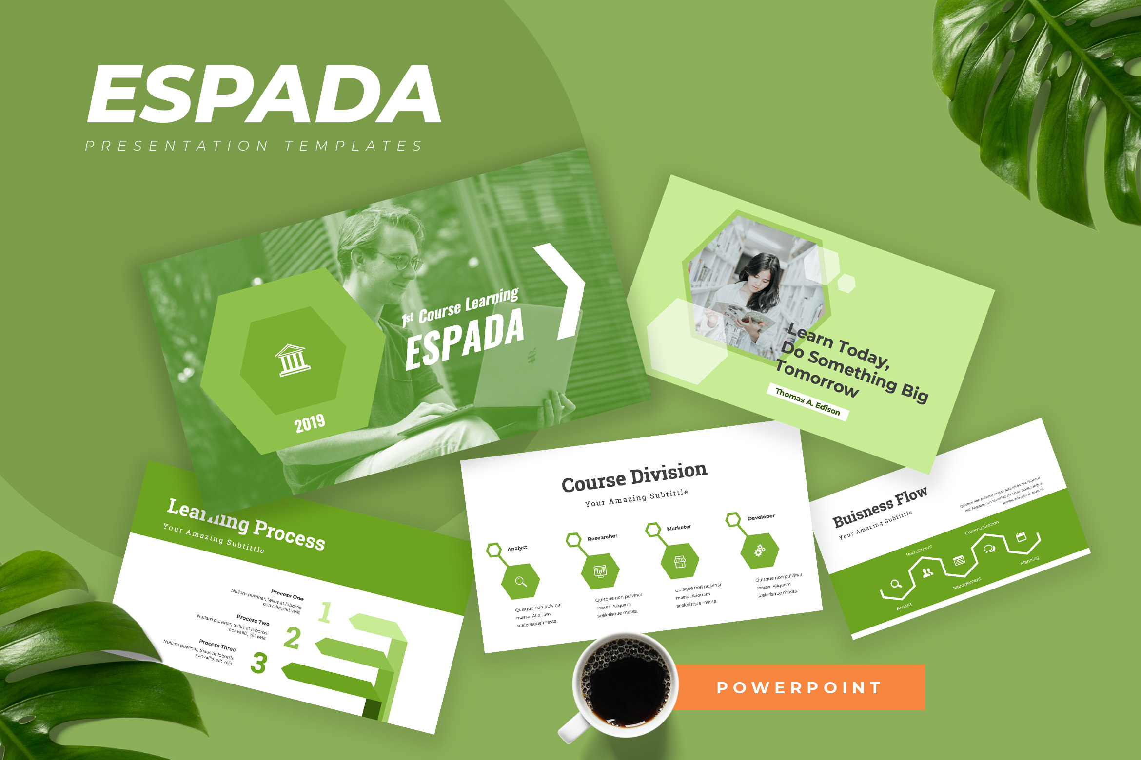 Espada - Education Powerpoint, a Presentation Template by TMint Creative
