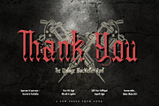Anuaki Eclipse - Vintage Blackletter, a Blackletter Font by Dhabee (Thumbnail 9 of 15)
