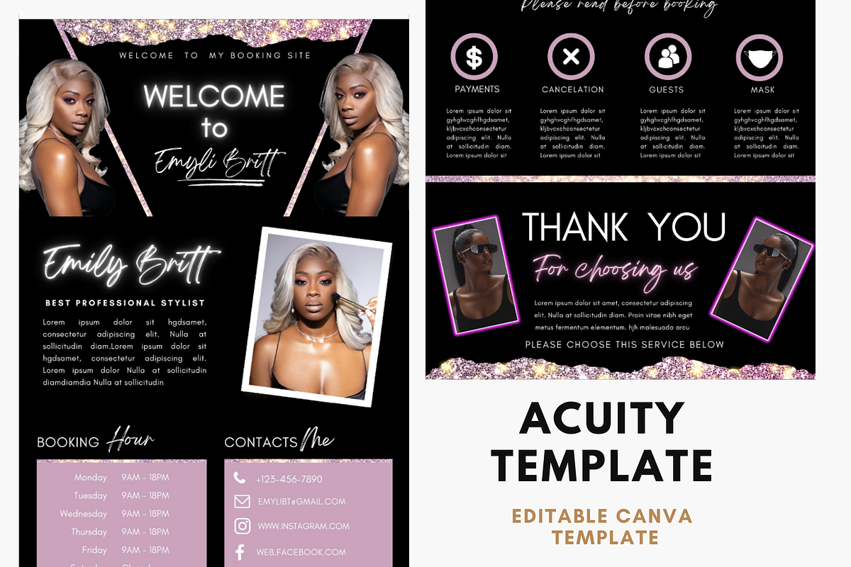 Acuity Scheduling Template, a Templates & Theme by TimCanvaTemplate (Photo 5 of 5)