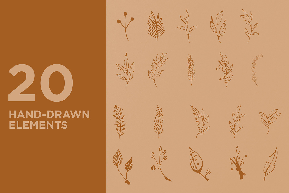 Floral & Leaves Seamless Patterns, a Pattern Graphic by PixelHive Pro (Photo 2 of 9)