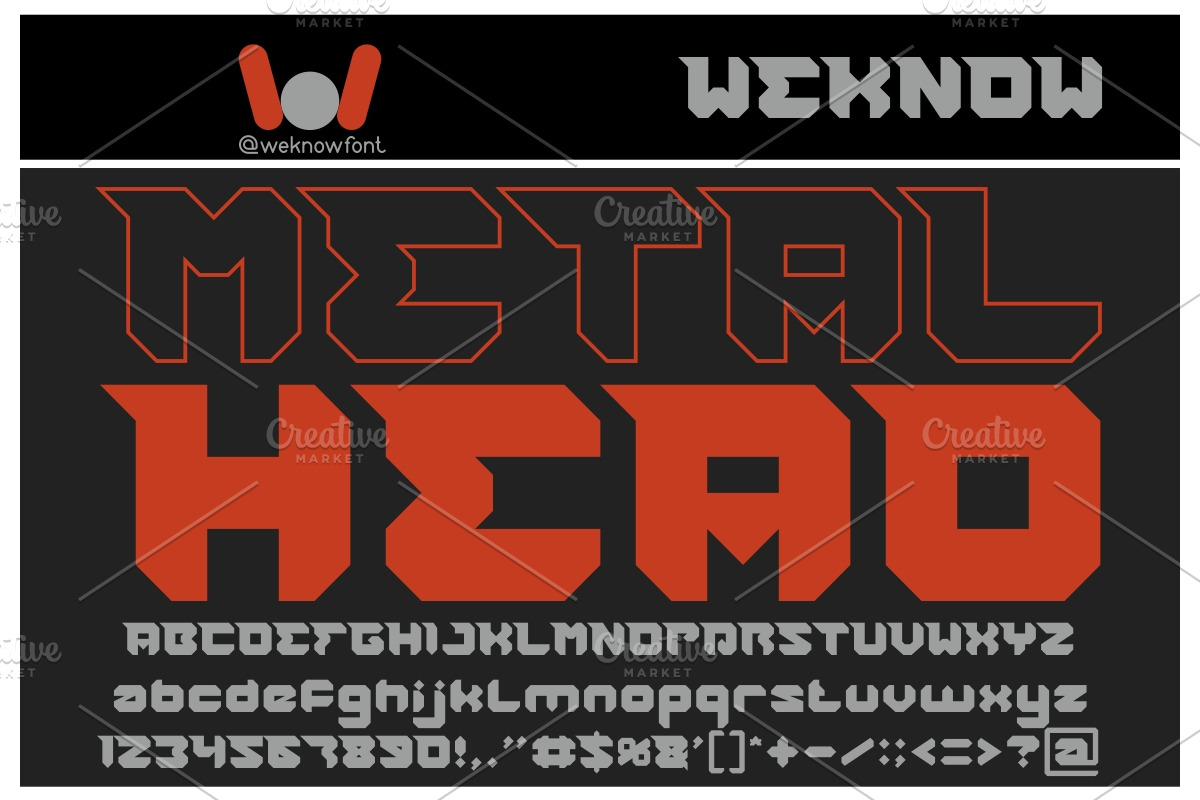 rhinoceros break the wall font, a Font by weknow (Photo 2 of 5)