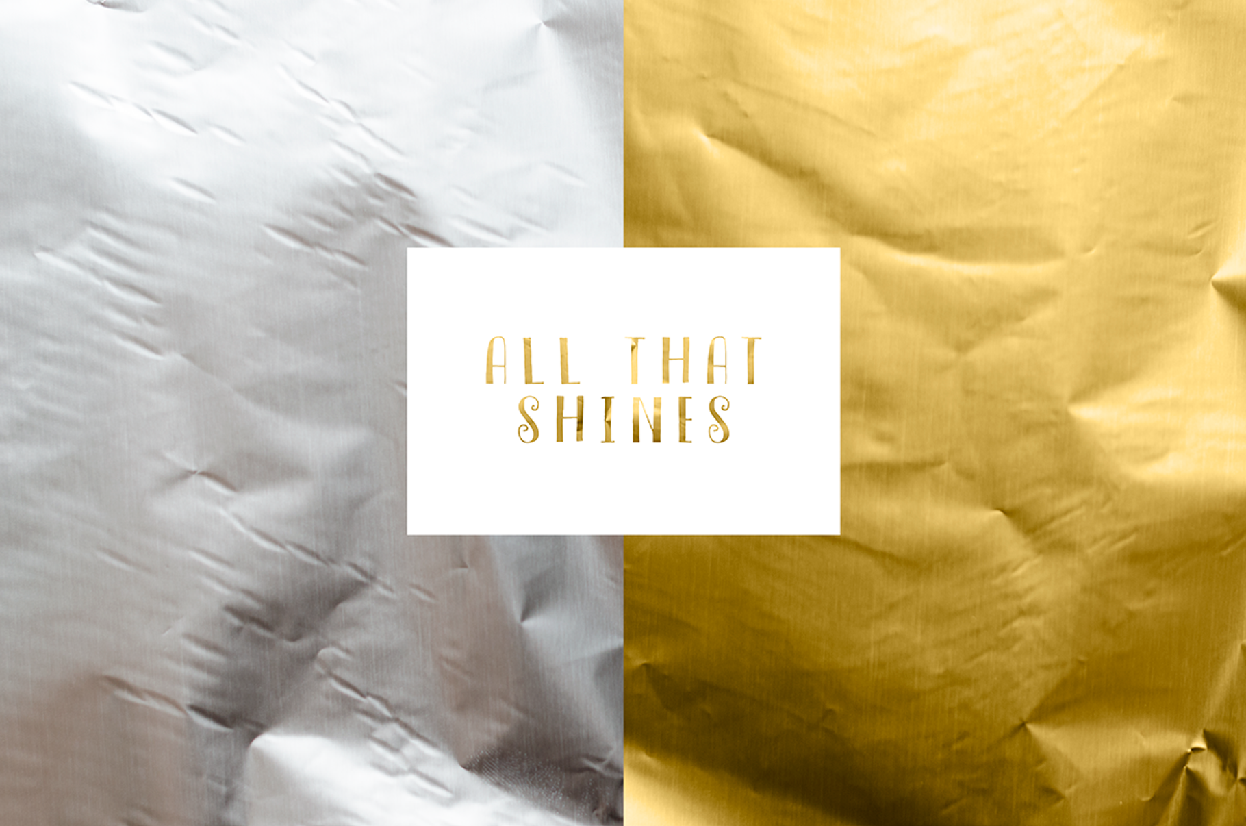 Real Gold & Silver Foil, an Abstract Photo by Sarah Simpson -ArtTec