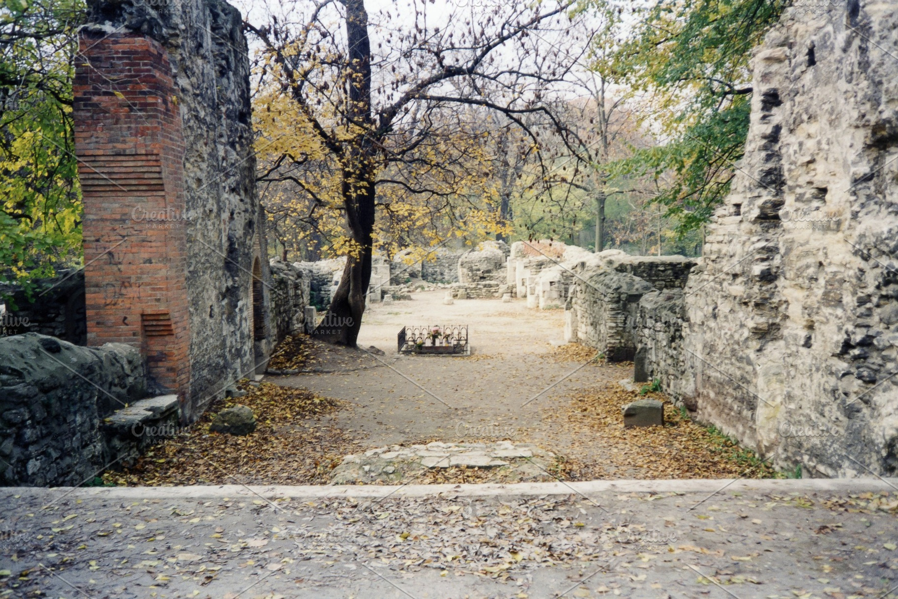 ruins of the Dominican Convent in Budapest, a Photo by WorldOfPhotos