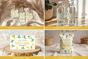 Sweet One Lemon Birthday Bundle, a Stationery Template by Digital_Mind (Thumbnail 5 of 8)