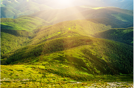 Carpathian mountain landscape, a Nature Photo by Nature and travel