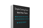 Coming Soon Page Word Press, a WordPress Template by Web Pro Media Inc (Thumbnail 1 of 5)