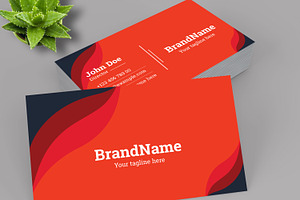 Orange Business Card