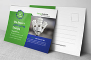 Energy Saver Postcard, a Card Template by Psd Templates (Thumbnail 2 of 3)