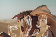 ok cool, metallic bubble font duo, a Font by ana & yvy (Thumbnail 7 of 18)