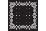 Set Of 4 Paisley Bandana's, a Pattern Graphic by Bakhtiozin art graphic (Thumbnail 2 of 5)