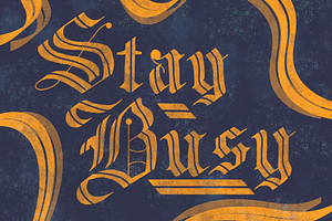 Gothic Blackletter Procreate Brushes