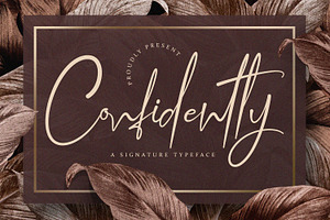 Confidently - Handwritten Font