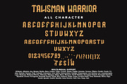 Talisman Warrior, a Blackletter Font by HATFSTUDIO (Thumbnail 7 of 8)