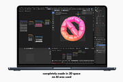 3D Abstract Design LIBRARY, a Graphic by LarysaZabrotskaya (Thumbnail 23 of 24)