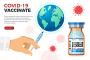 Covid-19 Vaccine and Syringe, a Healthcare Illustration by TAlex (Thumbnail 6 of 7)