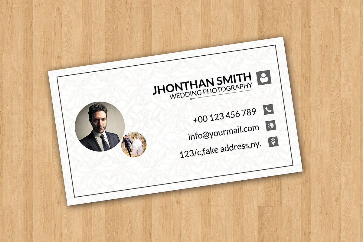 Photographer Business Card-V03, a Business Card Template by Template Shop (Photo 2 of 3)