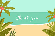 Tropical Summer Beach Illustrations, a Background Graphic by CreativeChristiana (Thumbnail 14 of 14)