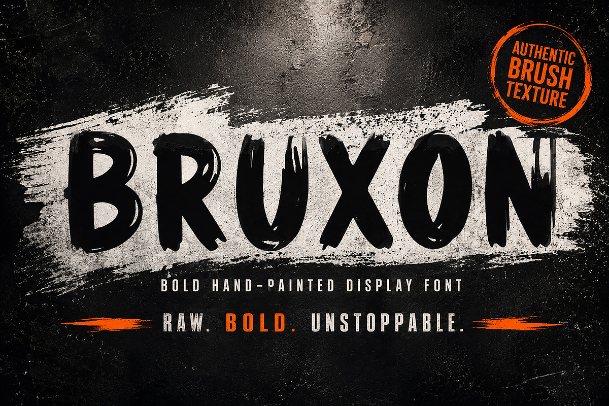 Bruxon, a Slab Serif Font by Wow Magic (Photo 2 of 2)
