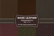 6 Dark Leather Digital Textures, a Texture Graphic by Dream in Color Studio (Thumbnail 2 of 2)