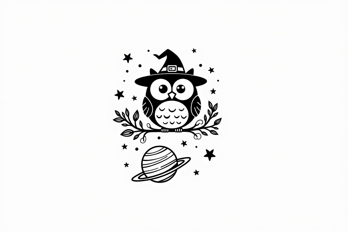 Halloween Coloring Book Set Pack, an Illustration by Creativeshirt (Photo 16 of 19)