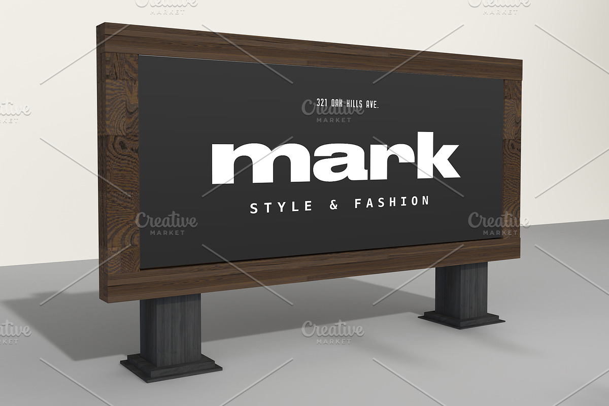 2x4 Outdoor Sign Mockup, a Product Mockup by IFBdesign (Photo 4 of 9)