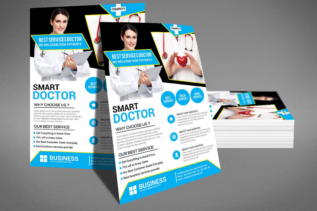 Doctor Flyer, a Flyer Template by graphicforest