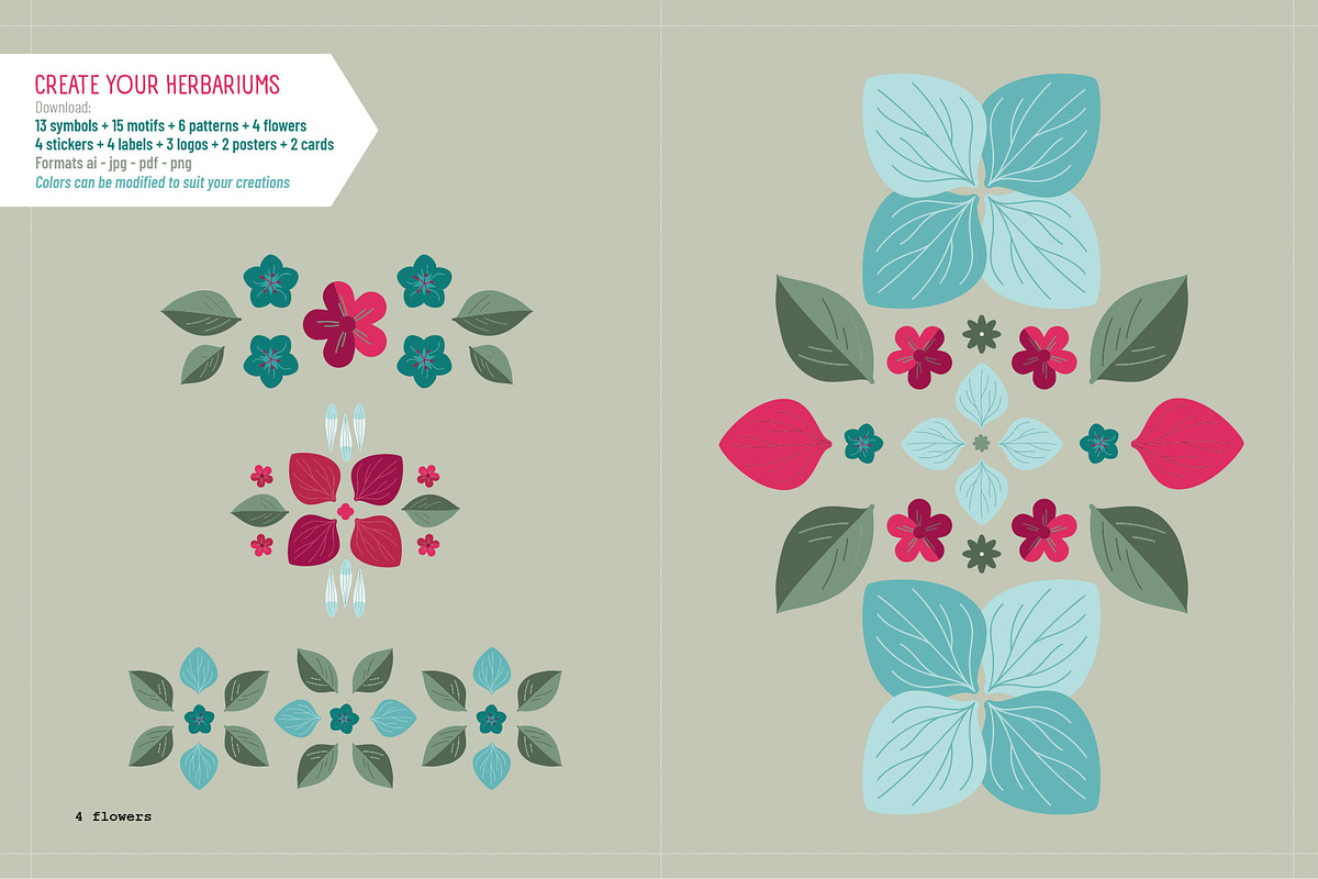 Herbarium collection, a Pattern Graphic by AnneCeline (Photo 11 of 11)