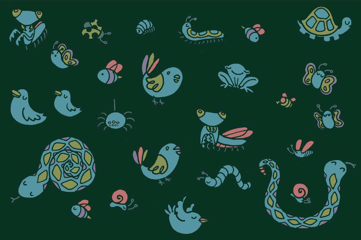 Mega cute sleepy forest animals pack, an Animal Illustration by celandine (Photo 2 of 4)