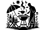 Summer BBQ Grill SVG Set, an Object Graphic by Designer_Momina (Thumbnail 9 of 13)