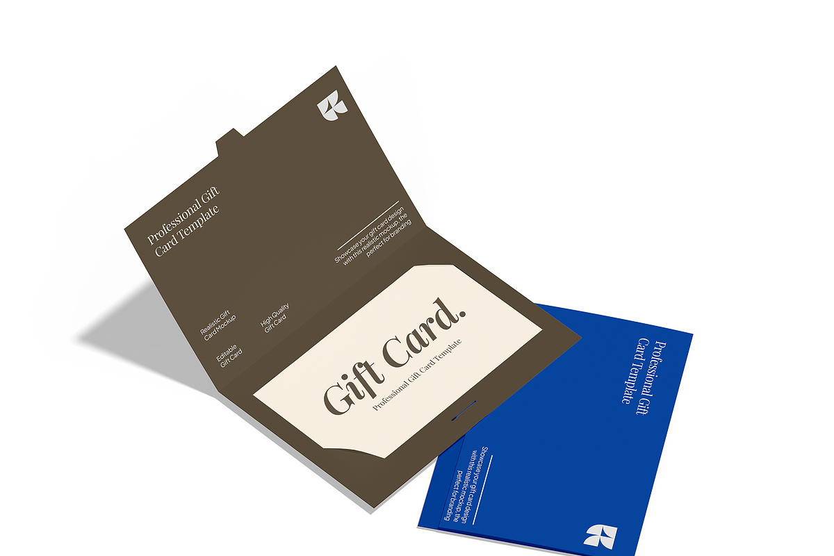 Gift Card Mockup, a Merchandise Mockup by Bartama Graphic (Photo 2 of 4)