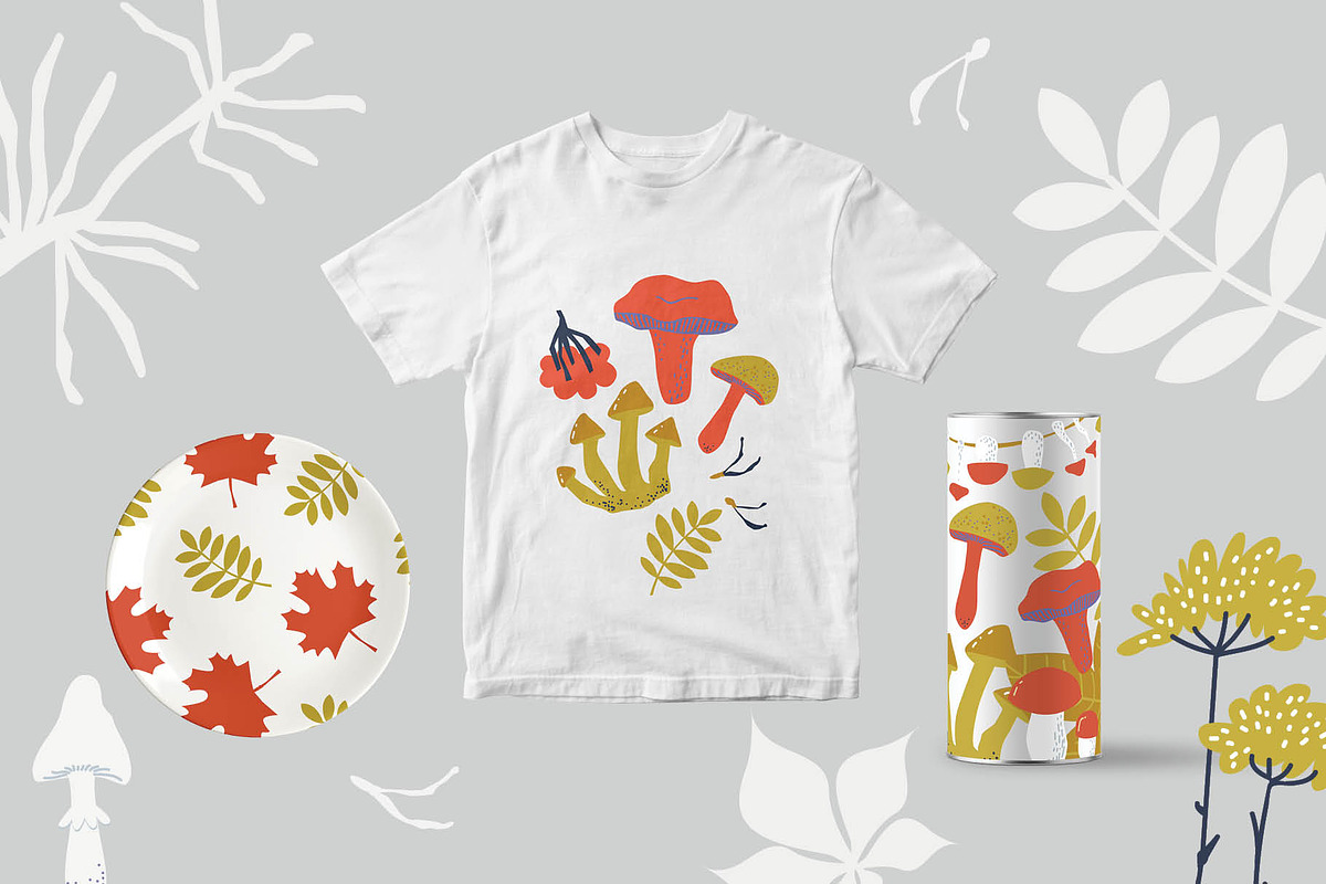 SCANDI FALL. Graphic set, an Illustration by Maru_art (Photo 5 of 7)