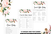 Baby Shower Games, Set Of 12, a Graphic by Wow Designs (Thumbnail 2 of 5)