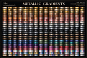 Metallic Gradients PS & Illustrator, a Gradient Add-On by Juksy (Thumbnail 1 of 3)