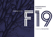 Wander Brave Modern Typeface, a Sans Serif Font by Heinzel Std (Thumbnail 3 of 8)