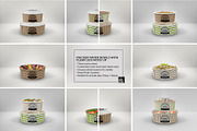 Stacked Paper Bowls Packaging Mockup, a Cups & Container Mockup by INCDesign (Thumbnail 3 of 7)