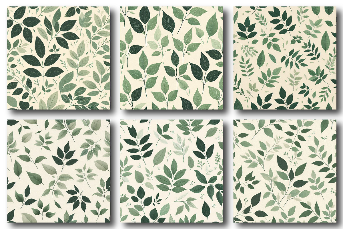 A Vibrant Pattern Of Green Seamless, an Illustration by DreamPrint404 (Photo 4 of 5)