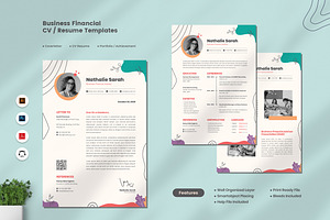 Business Financial CV Resume