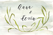 Silver watercolor set for wedding, a Texture Graphic by mcherevan (Thumbnail 2 of 3)